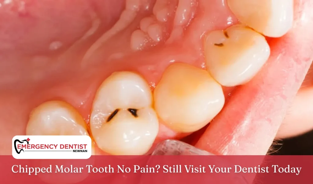 Chipped Molar Tooth No Pain Still Visit Your Dentist Today